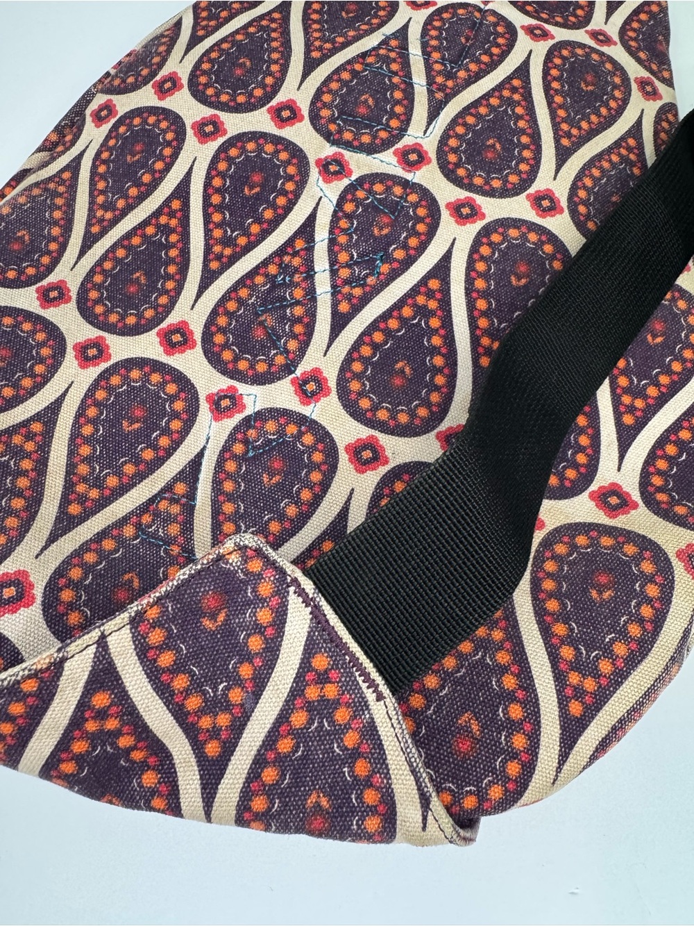 KAVU Rope Sling Bag Paisley Boho Crossbody Backpack Travel Festival - Picture 5 of 9